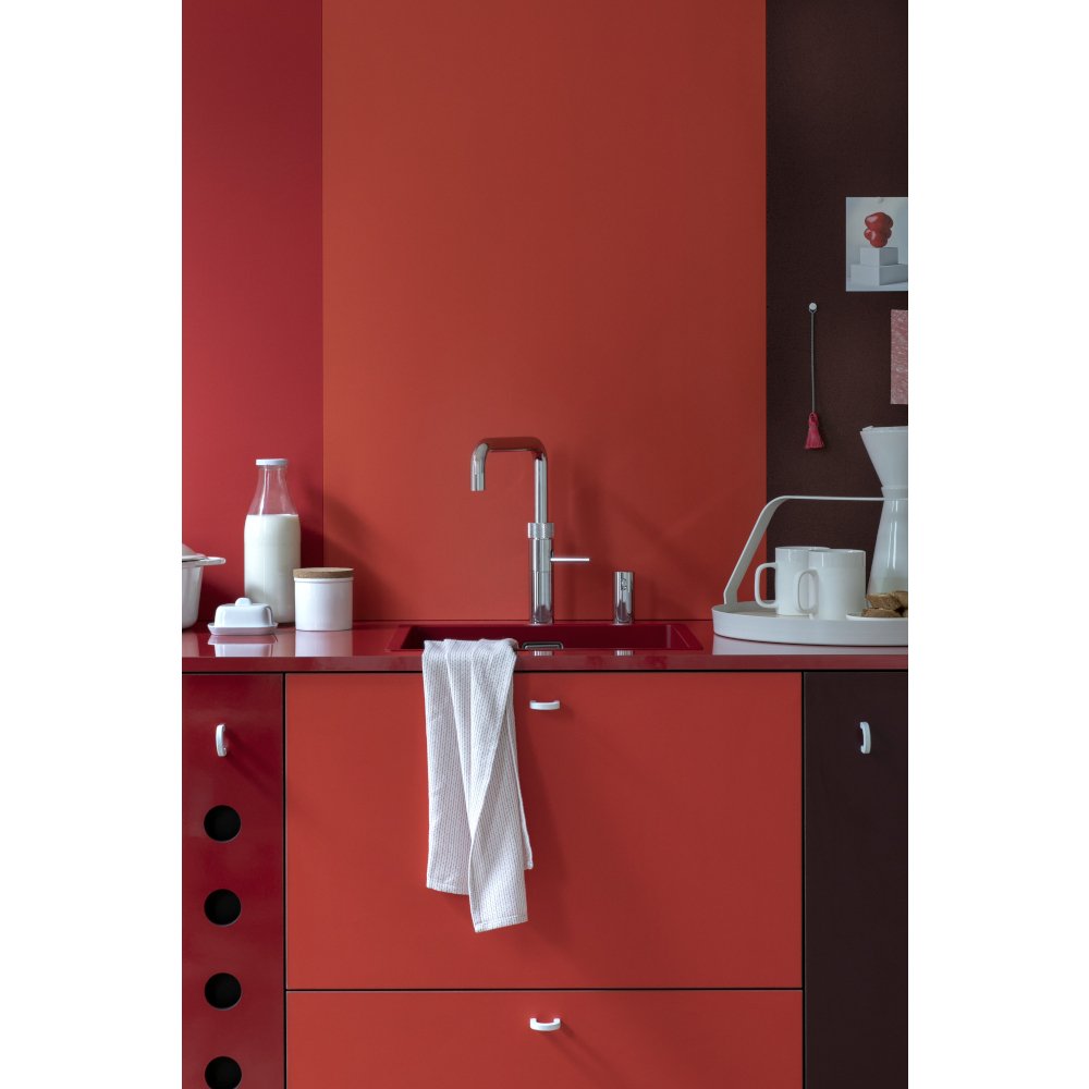 Quooker 3FSCHR 3 in 1 PRO3 Fusion Square Tap with 3 Litre Tank, Chrome