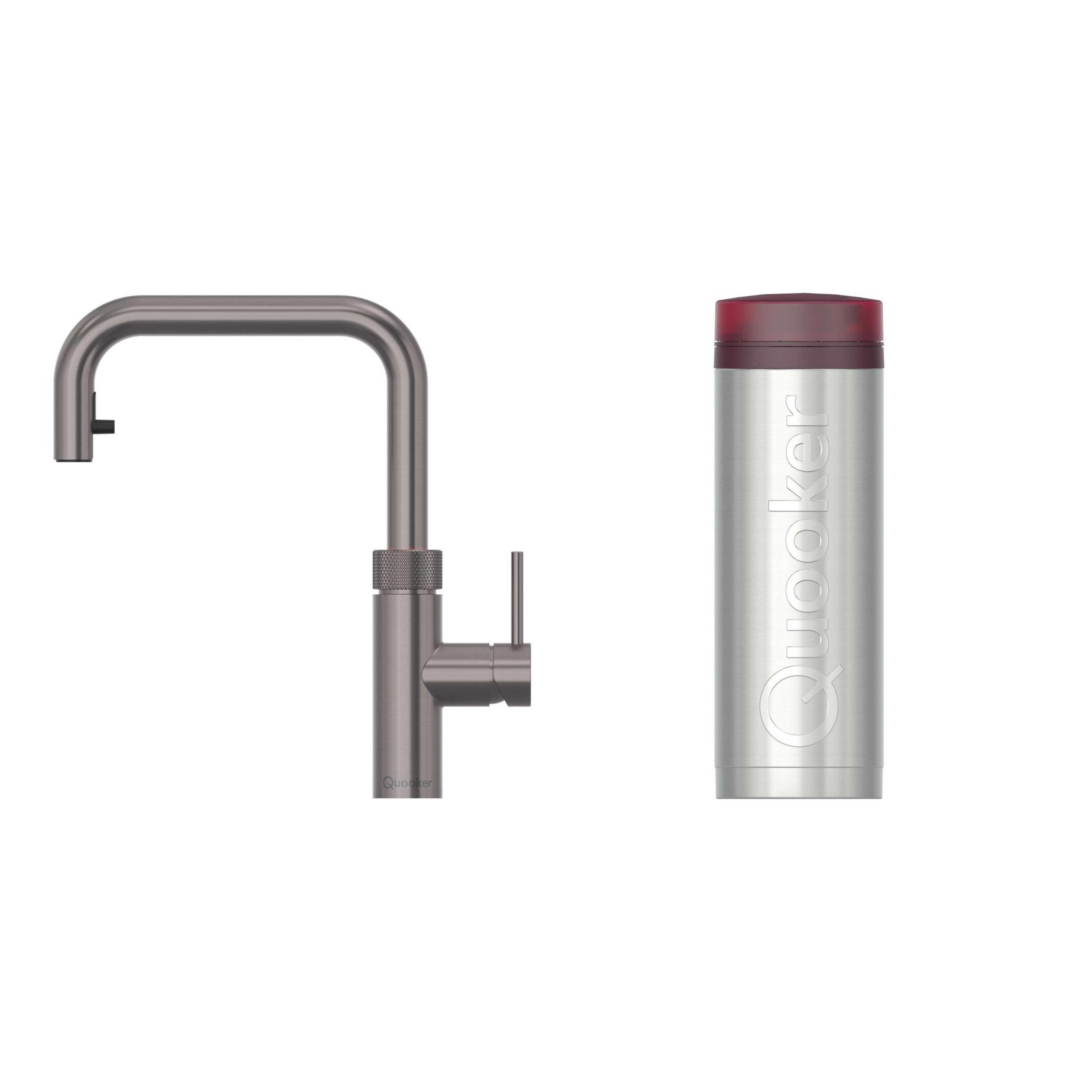 Quooker Flex 2.0 Square Gunmetal Tap with PRO3 Tank
