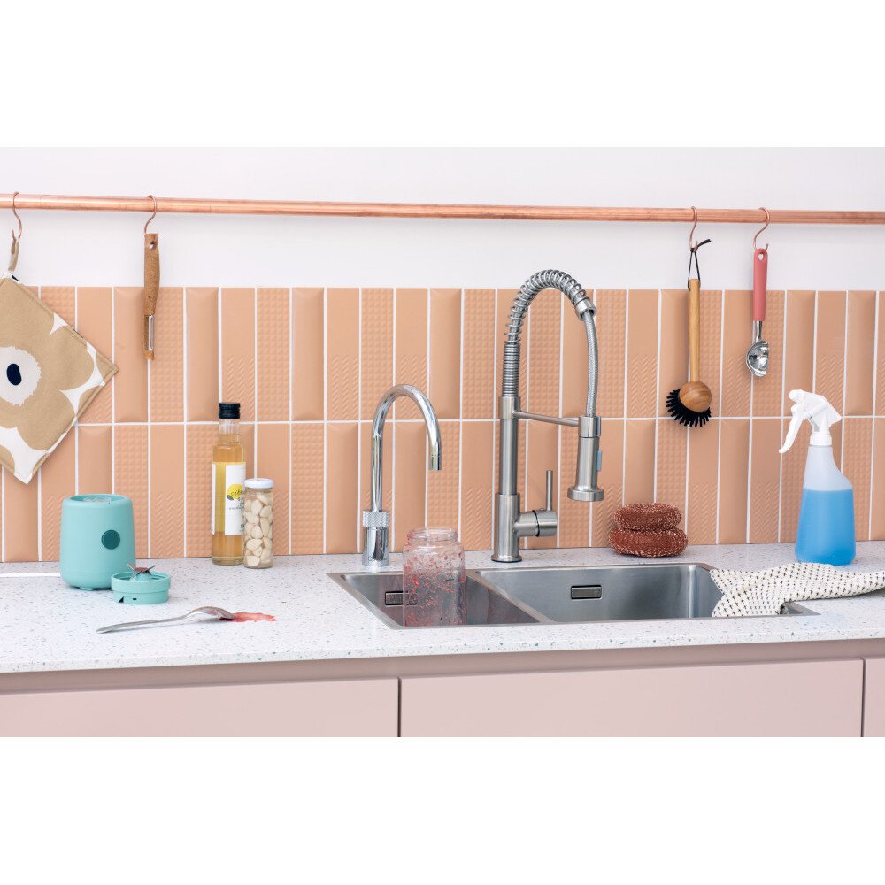 Quooker 3NRCHR Nordic Round Tap with 3 Litre Tank, Chrome (Boiling Water Tap only)