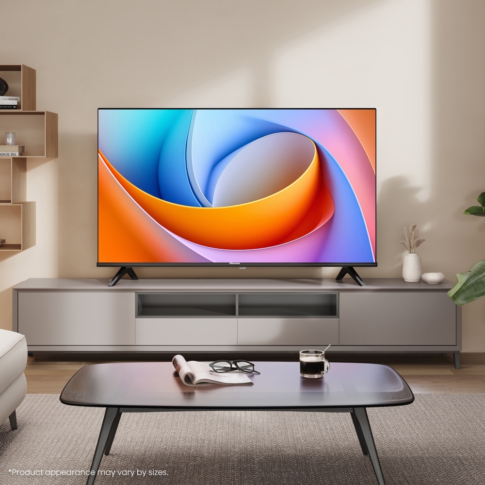 Hisense 40A4QTUK 40" DLED Smart Television, Full HD, Black, F Rated