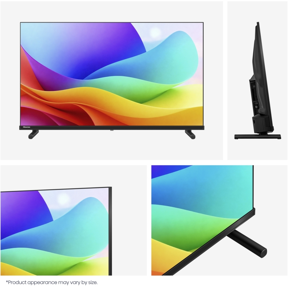 Hisense 40A5STUK 40" QLED Smart Television, Full HD, Black, E Rated
