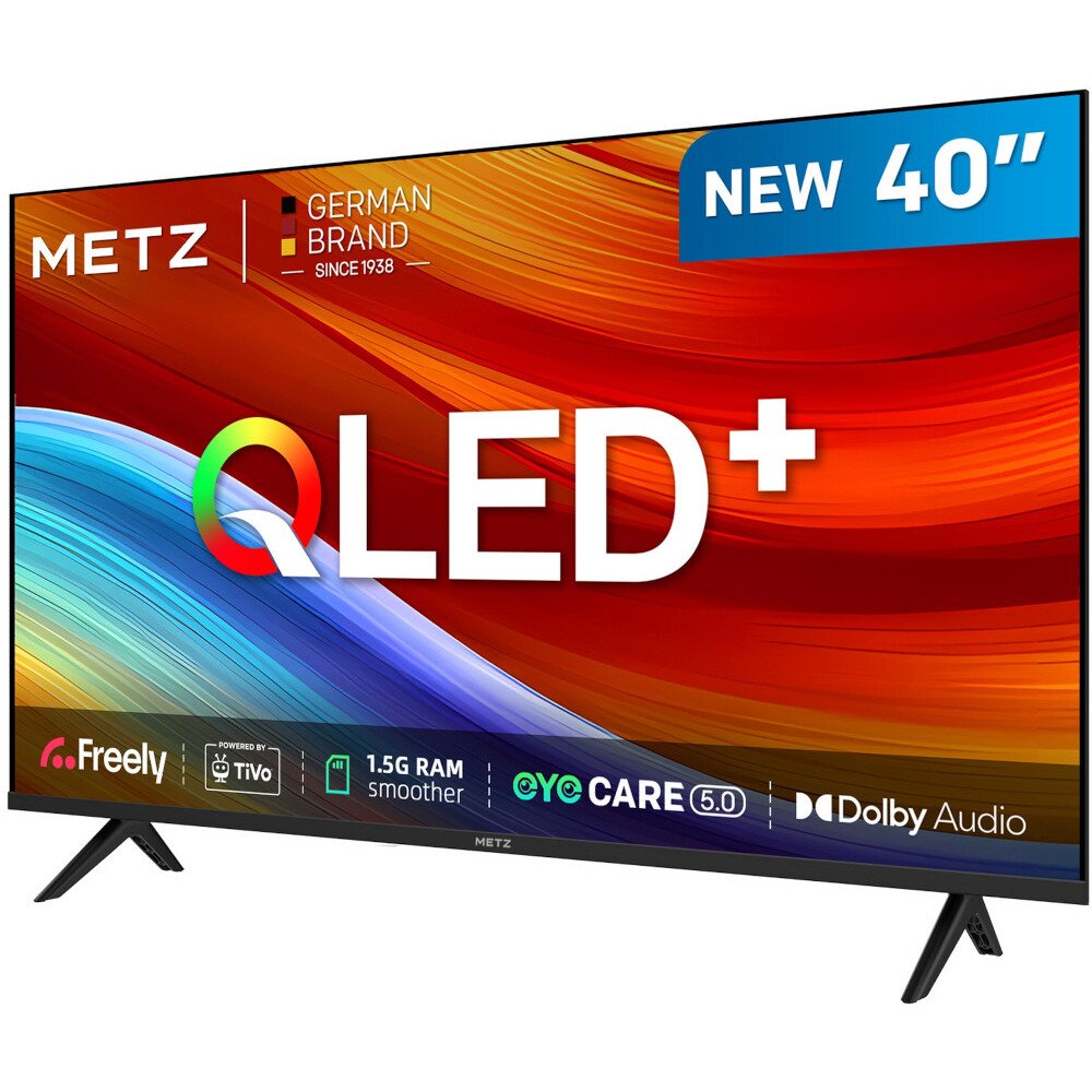 Metz 40MQH6800ZUK 40" Smart Television, E Rated