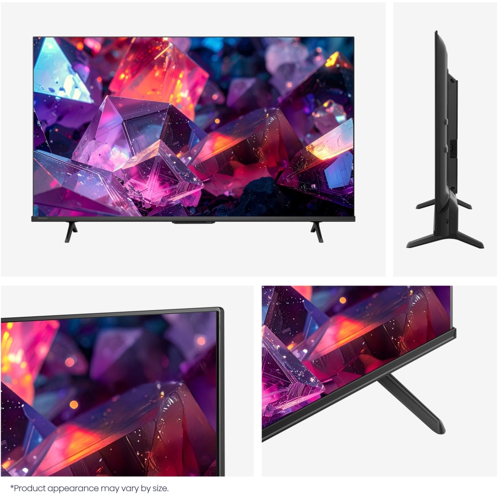 Hisense 43E7STUK PRO 43" QLED Smart Television, 4K Ultra HD, Black, F Rated