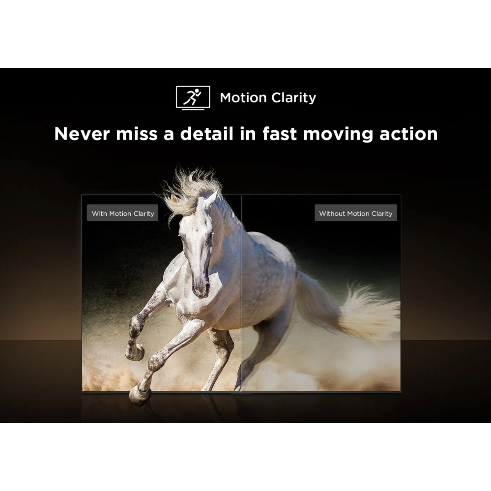 TCL 43T6C-UK 43" QLED Smart Television, 4K Ultra HD, Black, G Rated