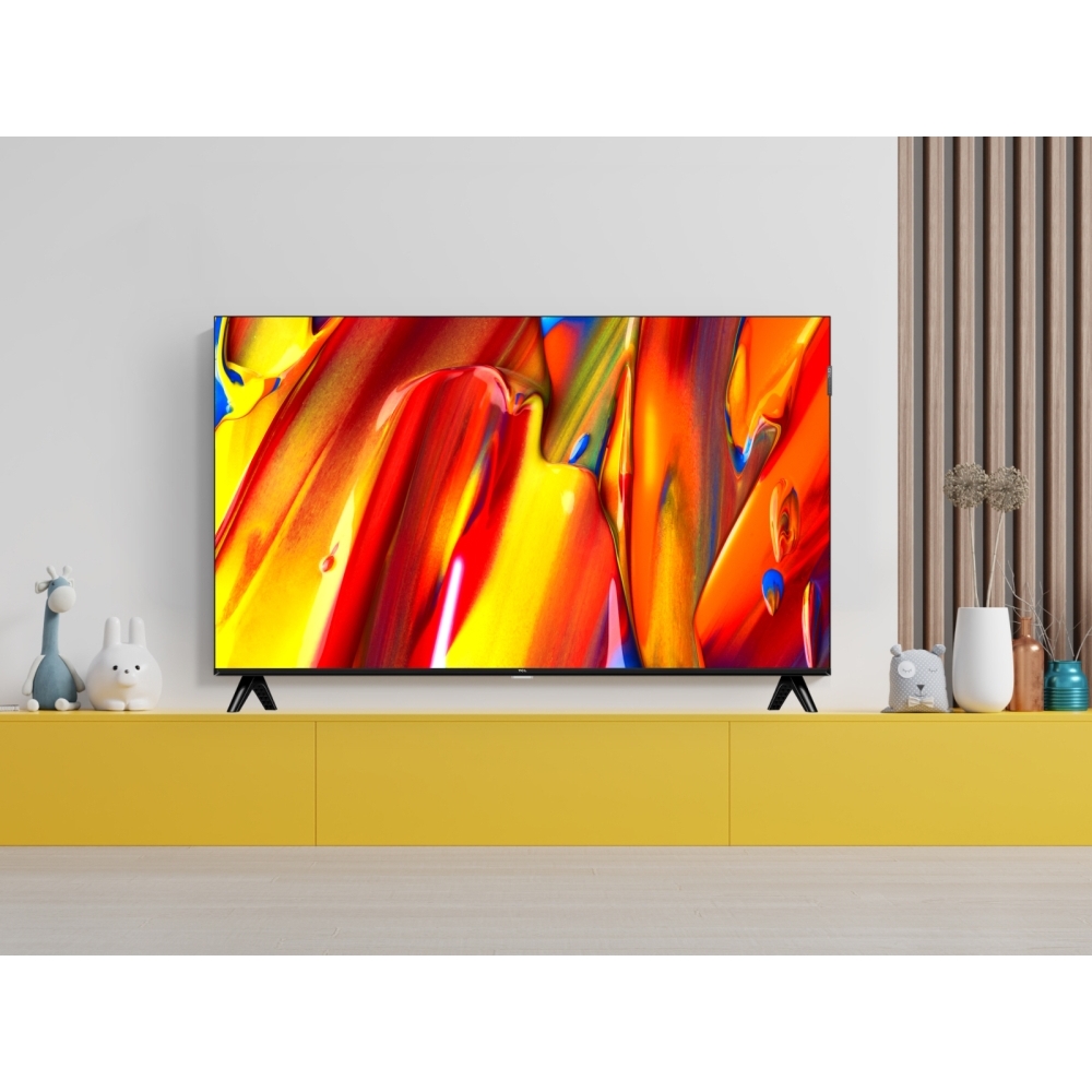 TCL 43V5C-UK 43" QLED Smart Television, Full HD, Black, F Rated