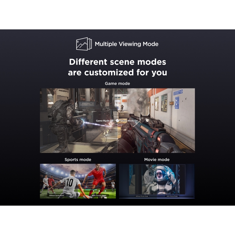 TCL 43V5C-UK 43" QLED Smart Television, Full HD, Black, F Rated