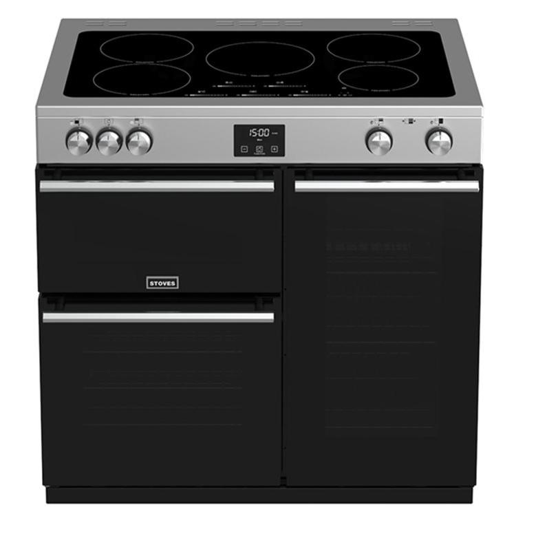 Buy Stoves Precision Deluxe S900Ei Stainless Steel 90cm Electric