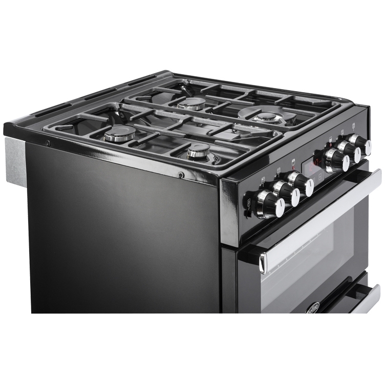 Buy Belling Cookcentre 60DF Black Dual Fuel Cooker with Double Oven