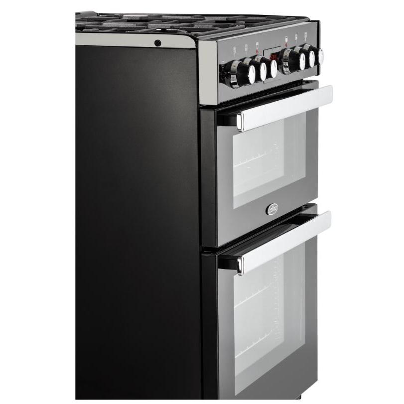 Buy Belling Cookcentre 60DF Black Dual Fuel Cooker with Double Oven