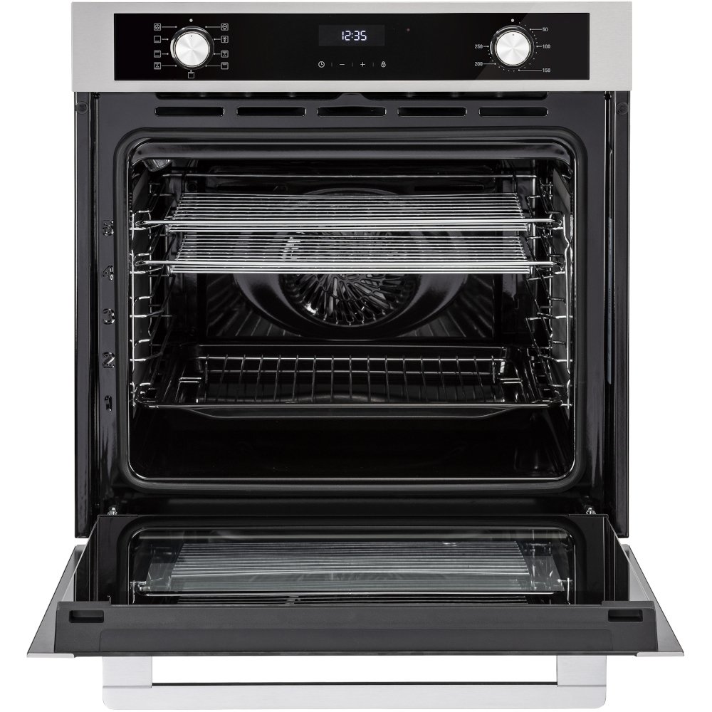 Belling ComfortCook BI603MFC Stainless Steel Built-In Electric Single Oven, A Rated