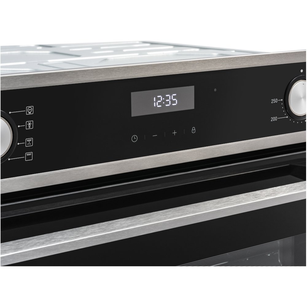 Belling ComfortCook BI603MFC Stainless Steel Built-In Electric Single Oven, A Rated