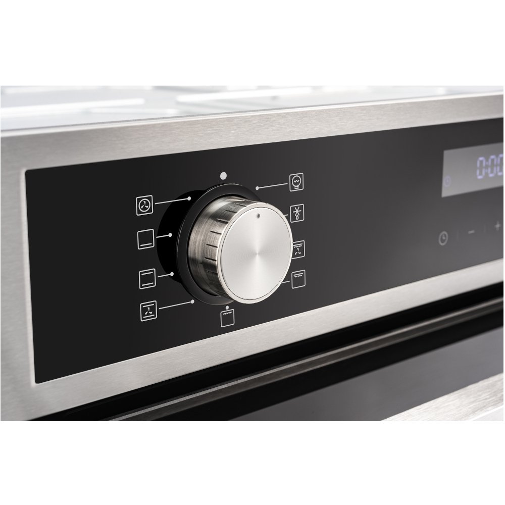 Belling ComfortCook BI603MFC Stainless Steel Built-In Electric Single Oven, A Rated