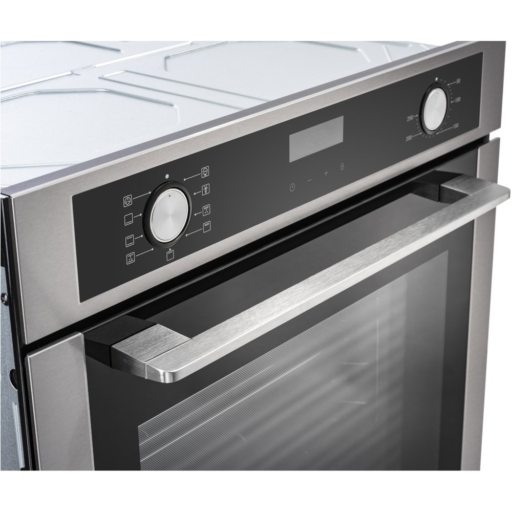 Belling ComfortCook BI603MFC Stainless Steel Built-In Electric Single Oven, A Rated