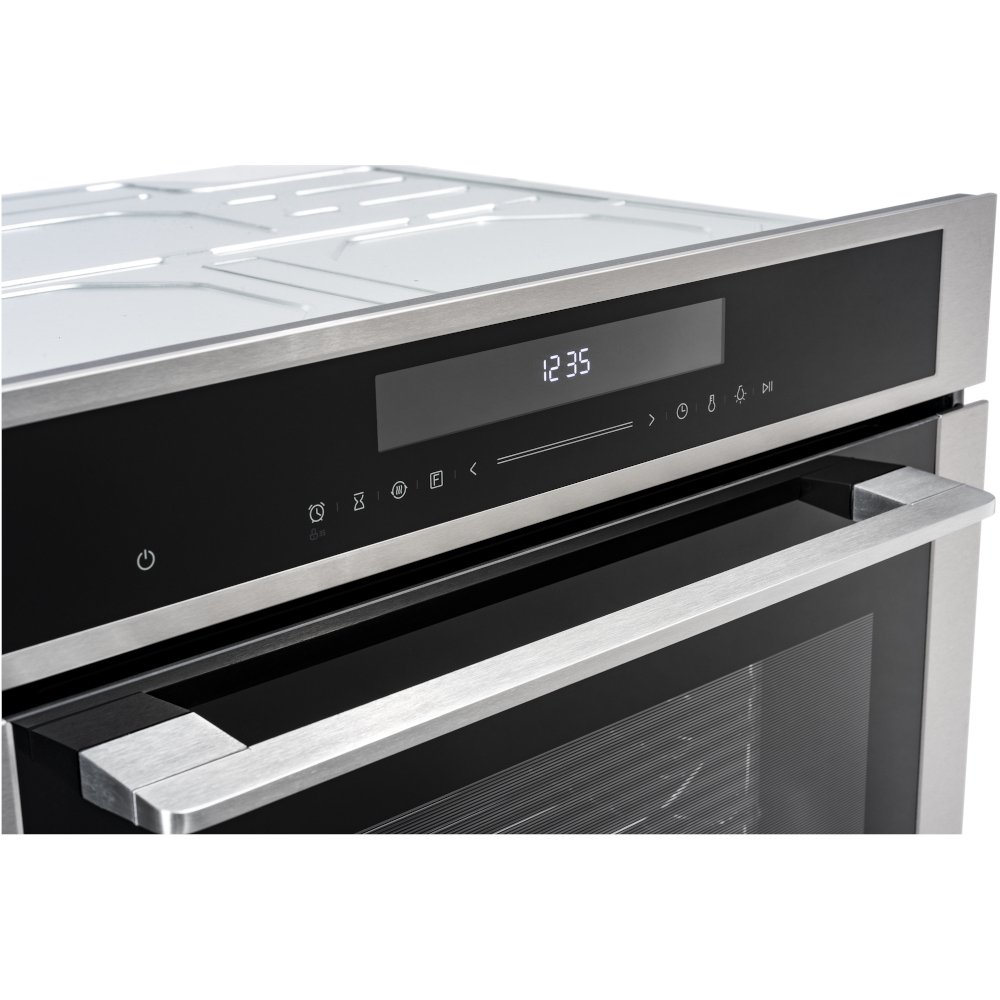 Belling ComfortCook BI603MFPY Stainless Steel Built-In Electric Single Oven with Pyrolytic Cleaning, A+ Rated