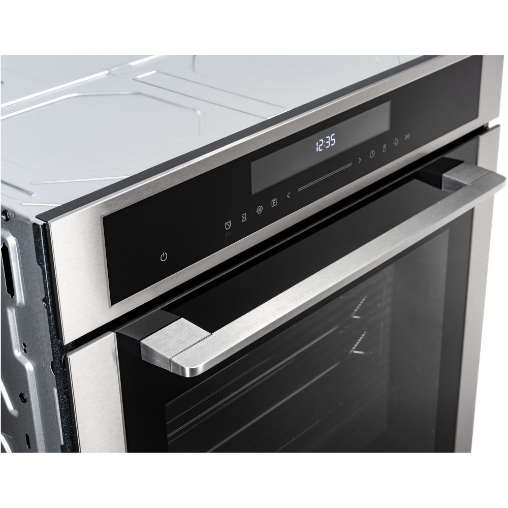 Belling ComfortCook BI603MFPY Stainless Steel Built-In Electric Single Oven with Pyrolytic Cleaning, A+ Rated