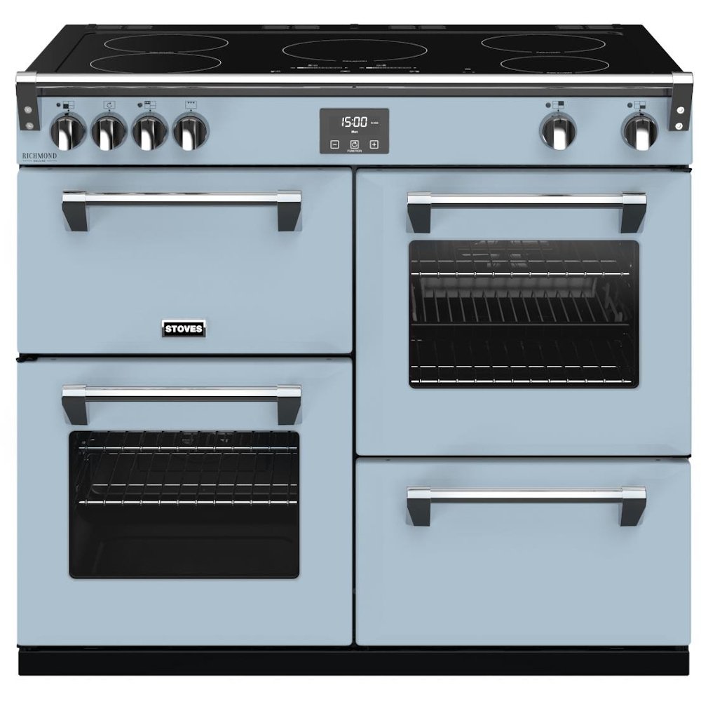 Stoves Richmond Deluxe S1000Ei CB Bright Skies 100cm Induction Range Cooker