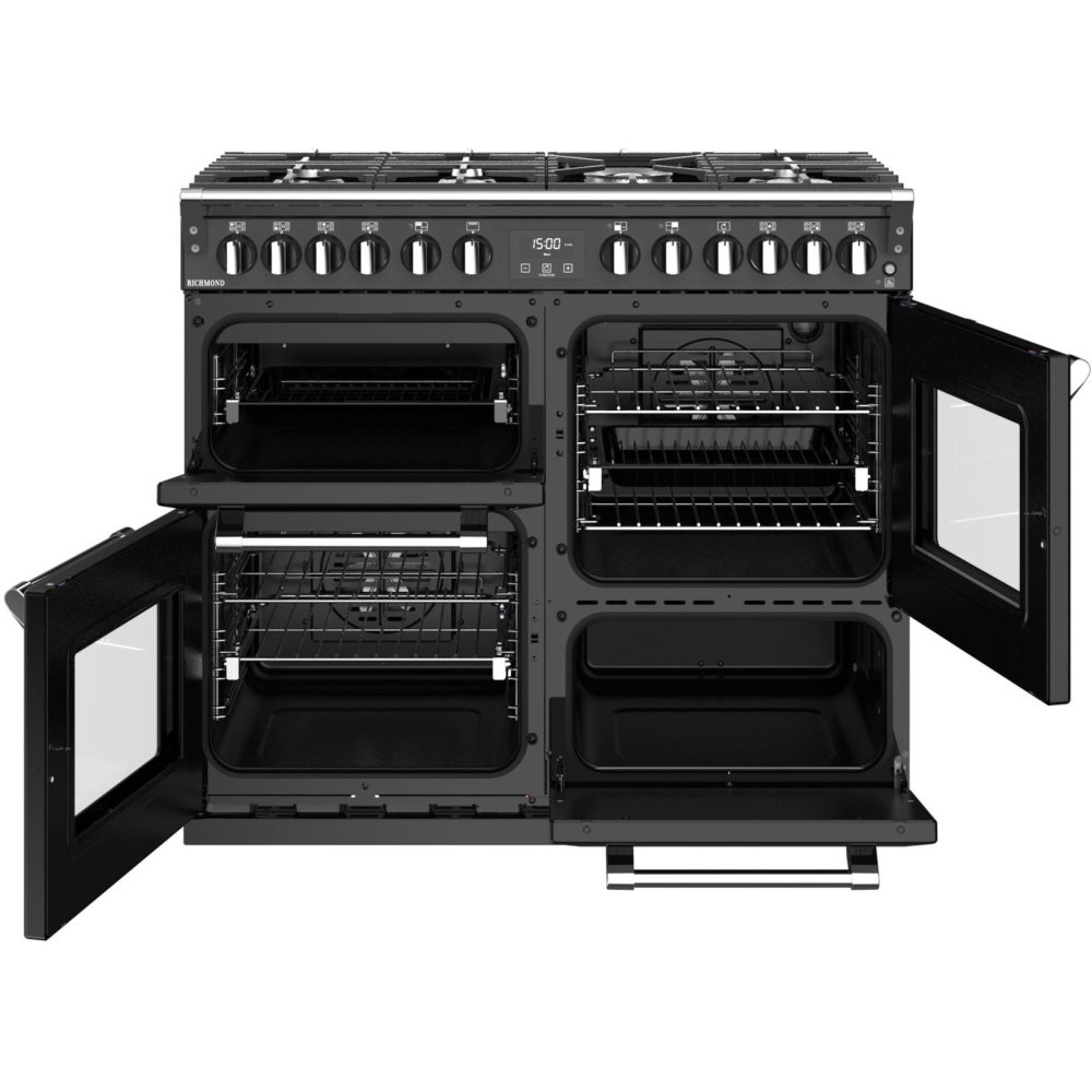 Stoves Richmond S1000DF MK22 Anthracite 100cm Dual Fuel Range Cooker