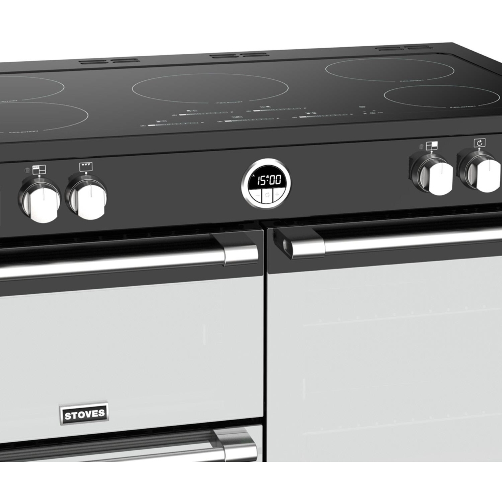 Stoves Sterling S1000Ei MK22 Black 100cm Induction Range Cooker, A