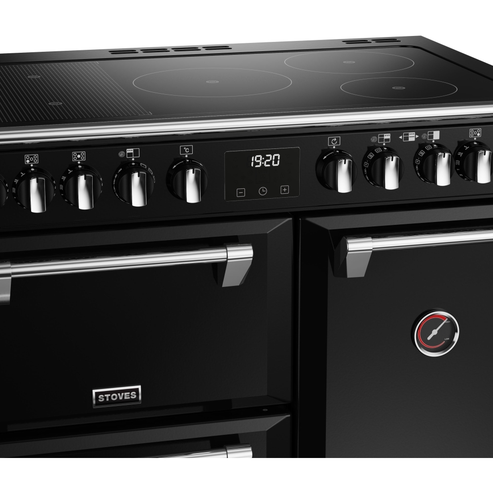 Stoves Richmond Deluxe D900Ei RTY Black 90cm Induction Range Cooker, A Rated (444411436) Marks