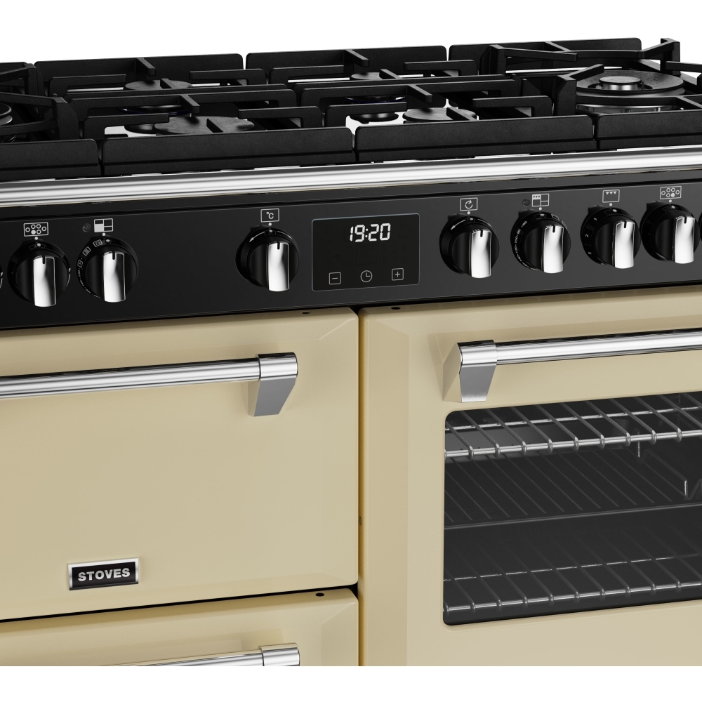 Stoves Richmond Deluxe D1000DF GTG Classic Cream 100cm Dual Fuel Range