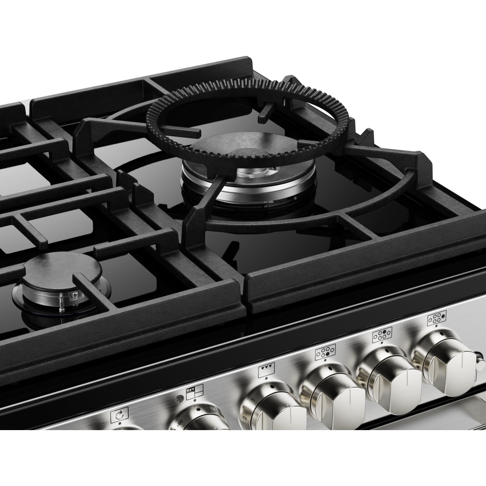 Stoves Sterling Deluxe D1100DF GTG Stainless Steel 110cm Dual Fuel