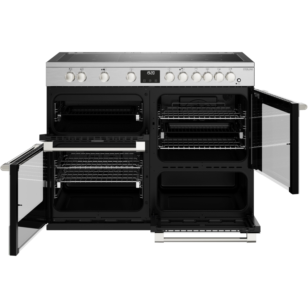 Stoves Sterling Deluxe D1100Ei RTY Stainless Steel 110cm Induction