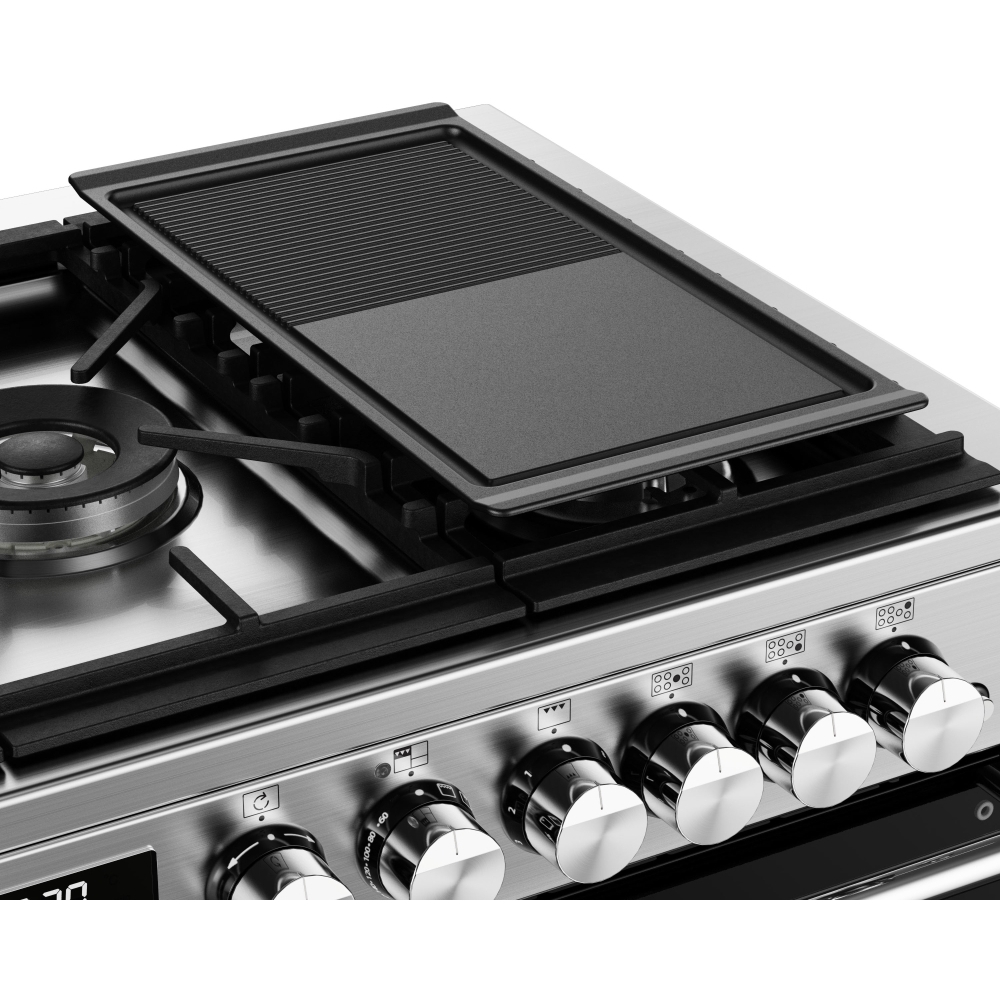Stoves Precision Deluxe D1100DF Stainless Steel 110cm Dual Fuel Range