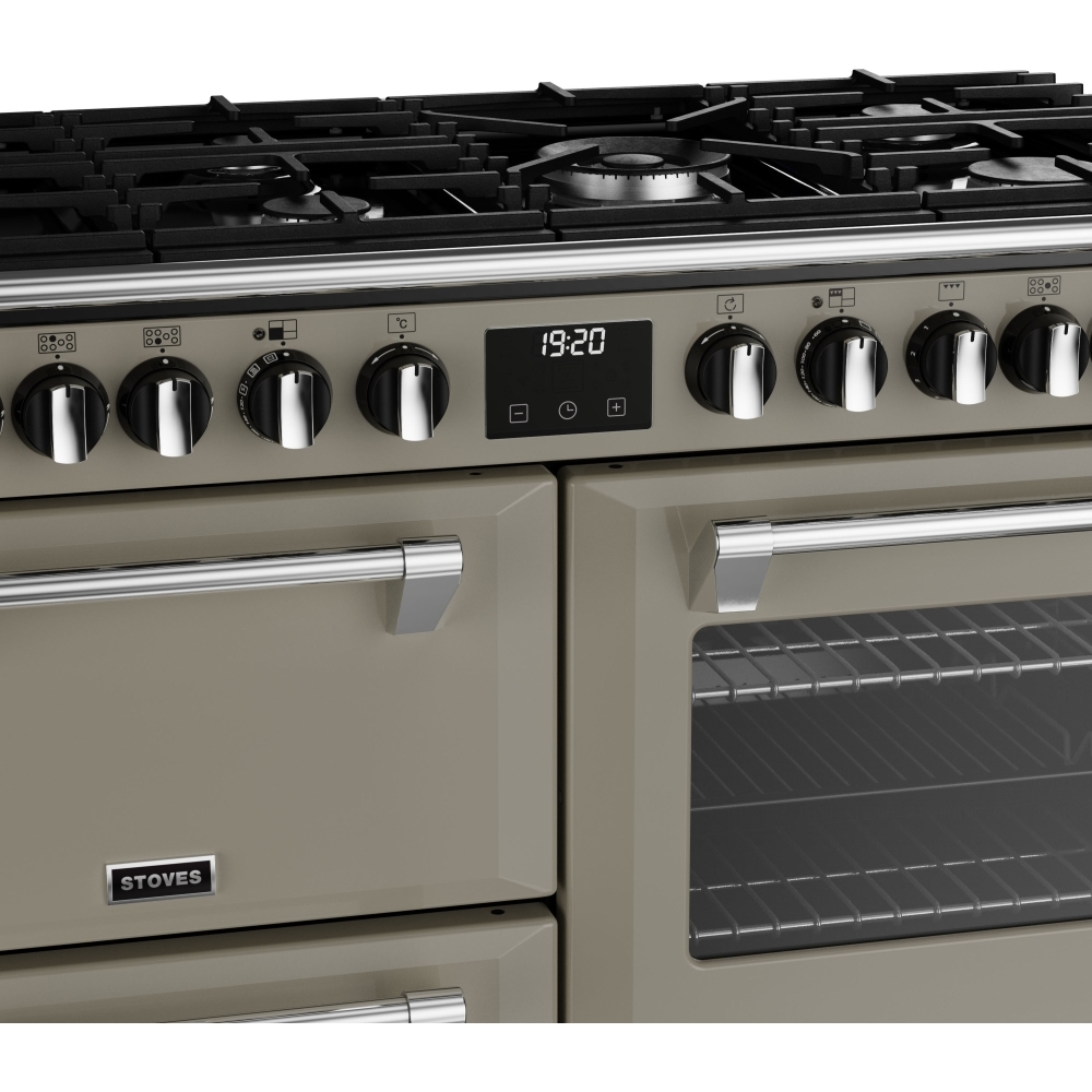 Stoves Richmond Deluxe D1000DF Porcini Mushroom 100cm Dual Fuel Range