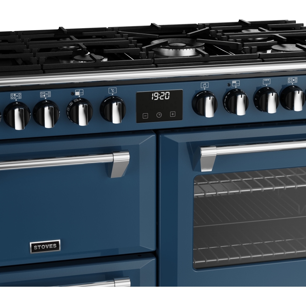 Stoves Richmond Deluxe D1000DF Thunder Blue 100cm Dual Fuel Range
