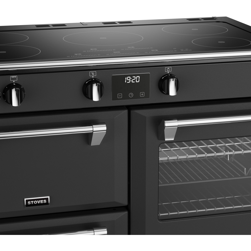 Stoves Richmond Deluxe D1000Ei TCH Anthracite Grey (Matte Finish) 100cm