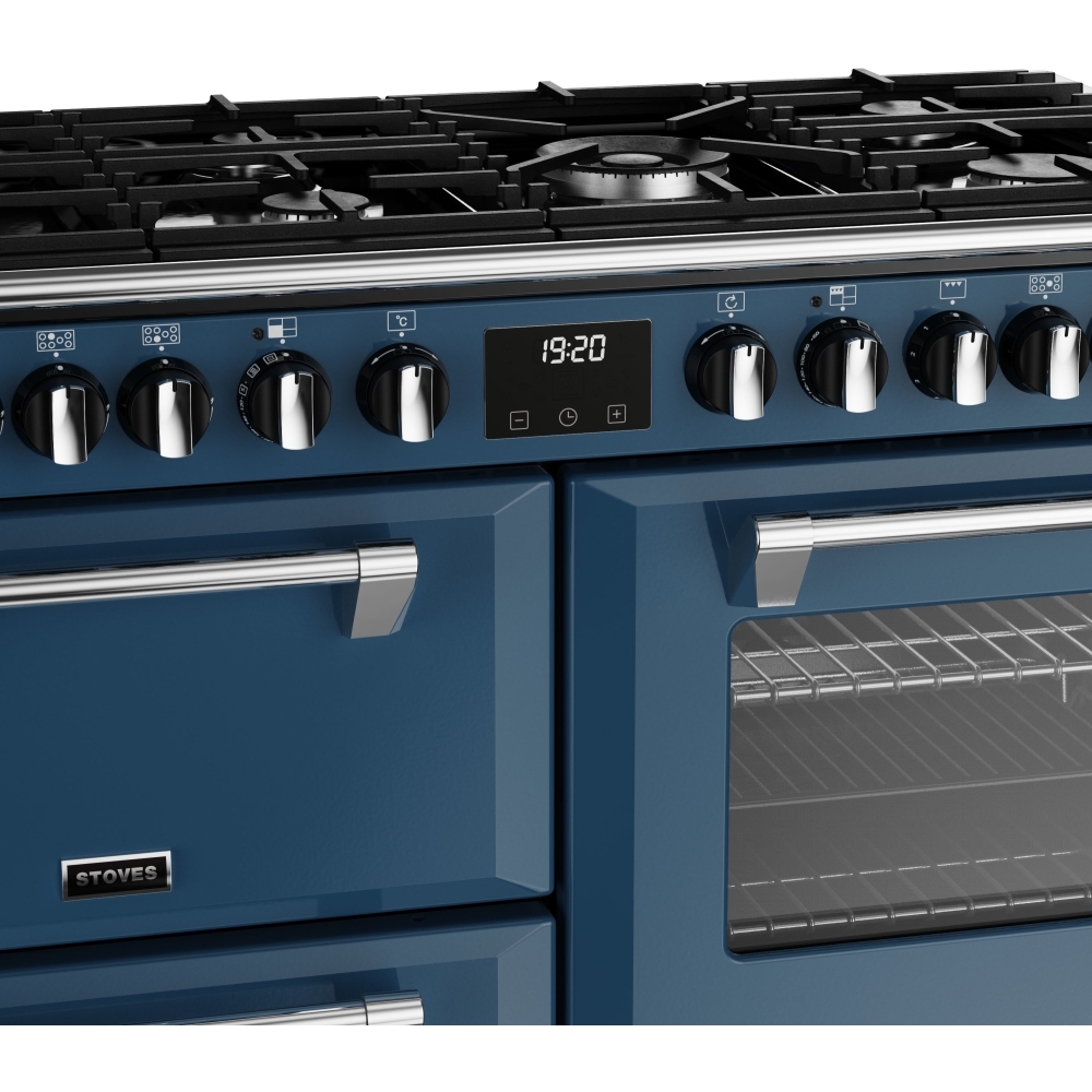 Stoves Richmond Deluxe D1100DF Thunder Blue 110cm Dual Fuel Range