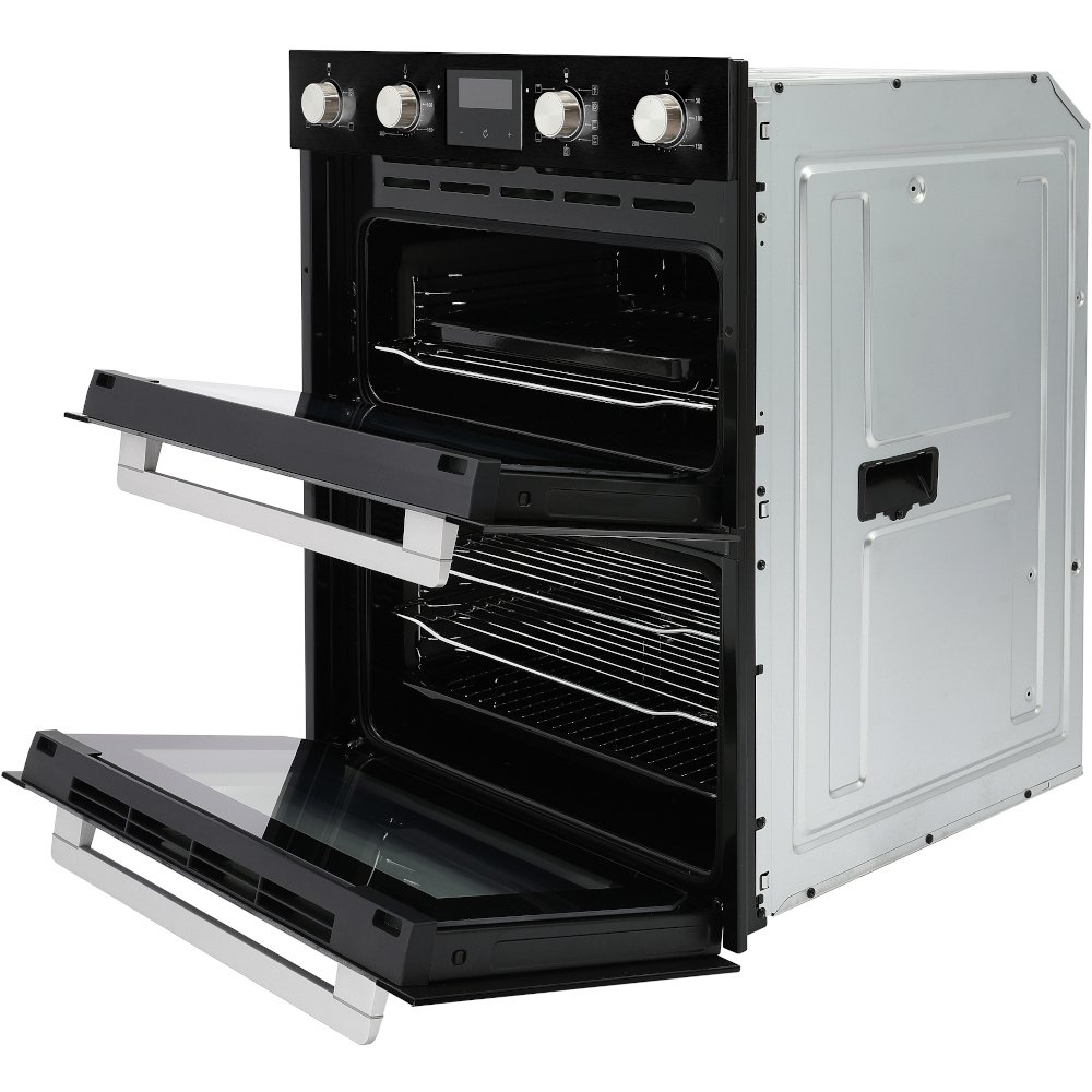 Belling BI703MFC Black Built-Under Electric Double Oven, A Rated