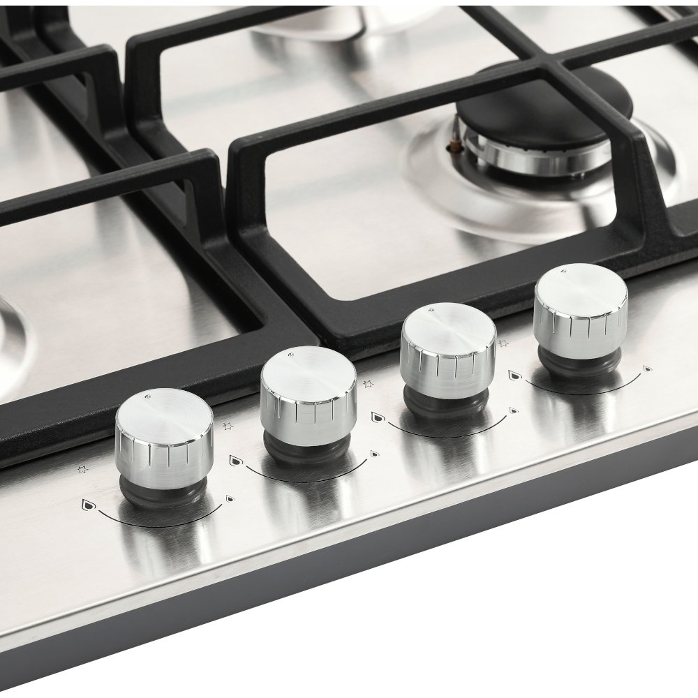 Belling GHU603CI Stainless Steel 60cm 4 Burner Gas Hob