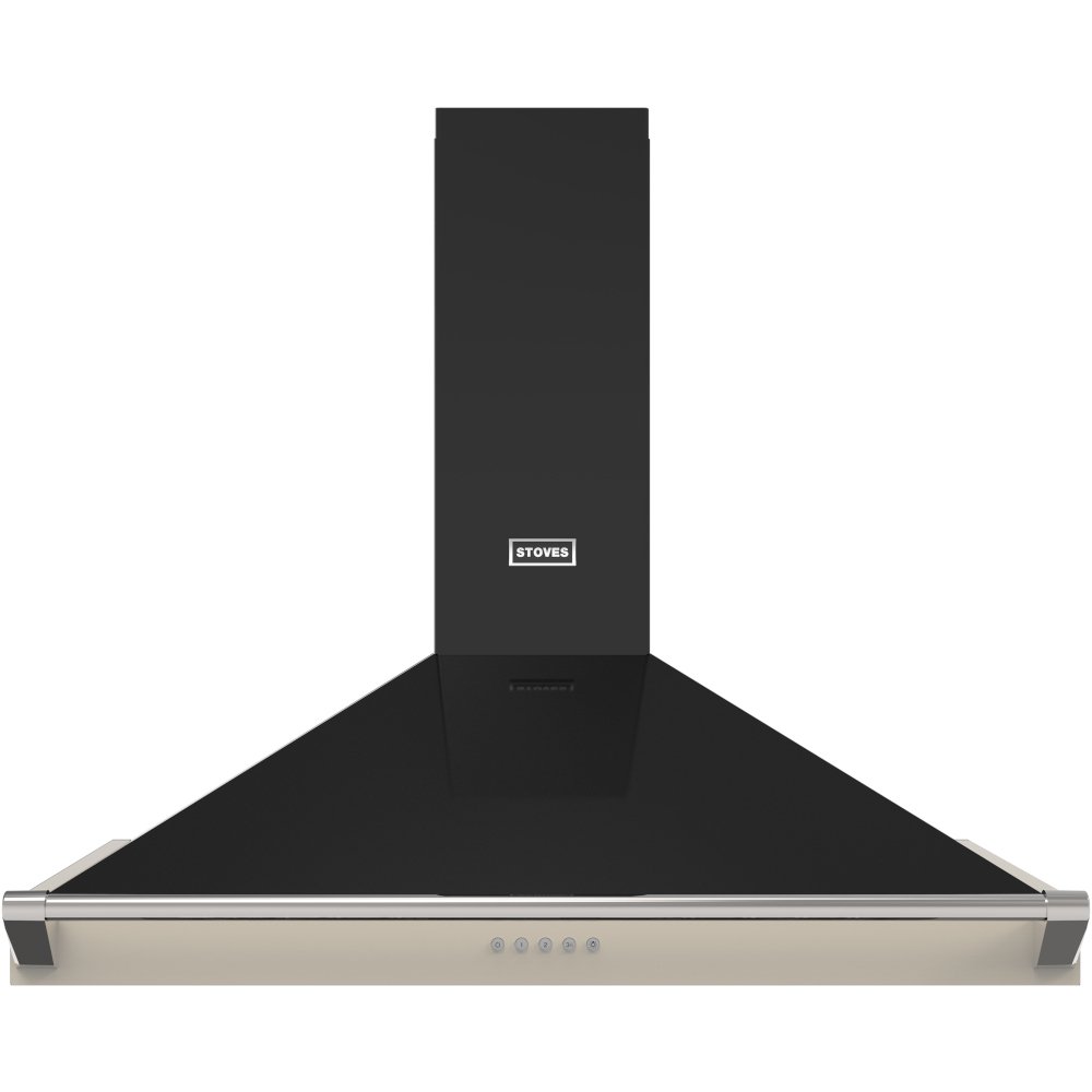Stoves Richmond 100PYR 100cm Chimney Cooker Hood, Cream, A+ Rated