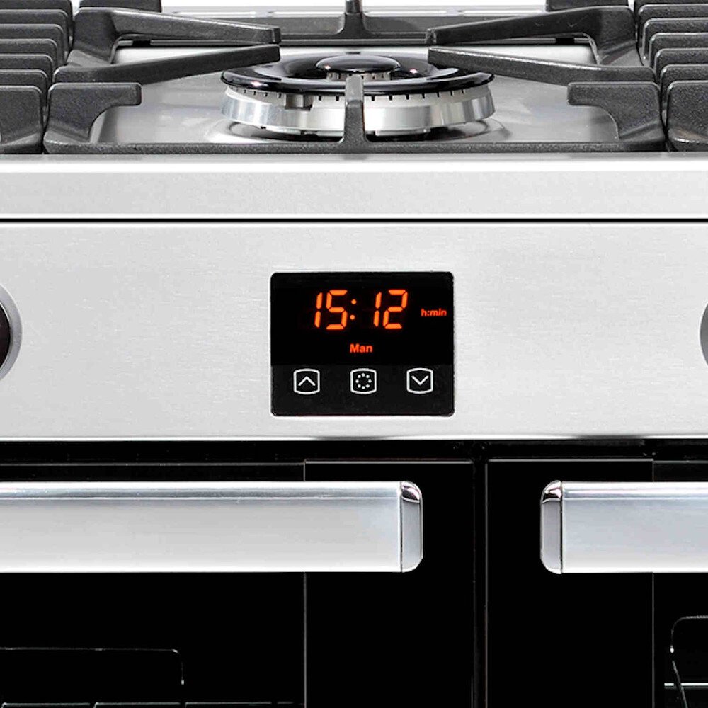 Belling Cookcentre X90G Stainless Steel 90cm Gas Range Cooker, A Rated (444411724) Marks