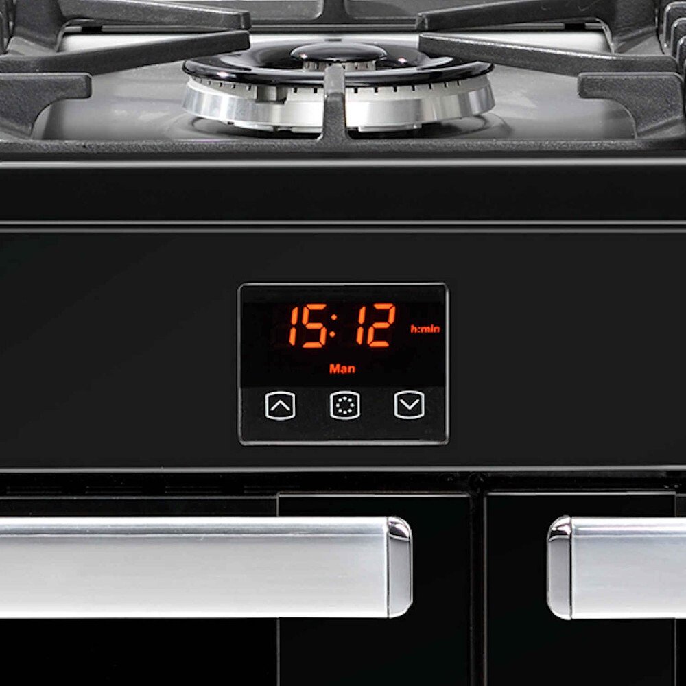 Belling Cookcentre X90G Black 90cm Gas Range Cooker, A Rated (444411725