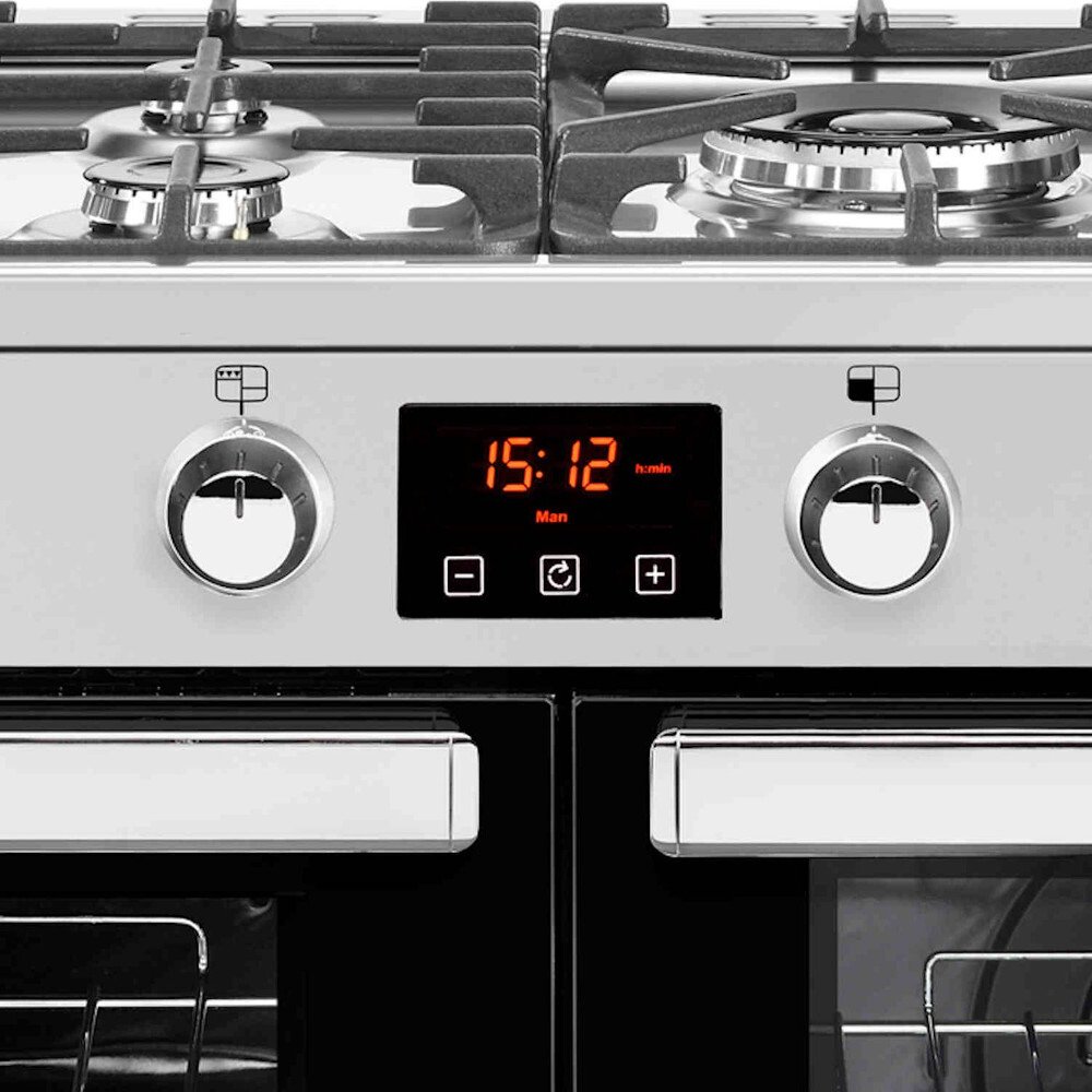 Belling Cookcentre X100G Stainless Steel 100cm Gas Range Cooker, A