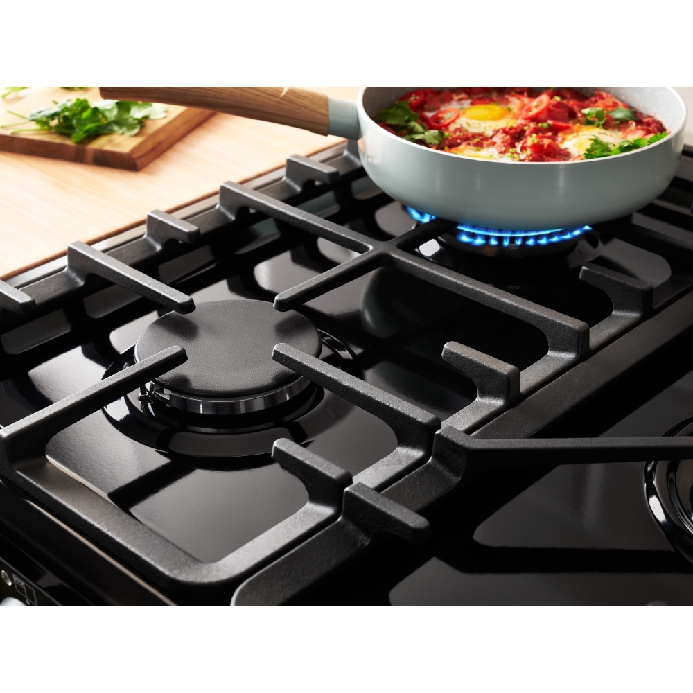 Belling RCA COOKCENTRE 90DF 90cm Dual Fuel Range Cooker, Black, A Rated