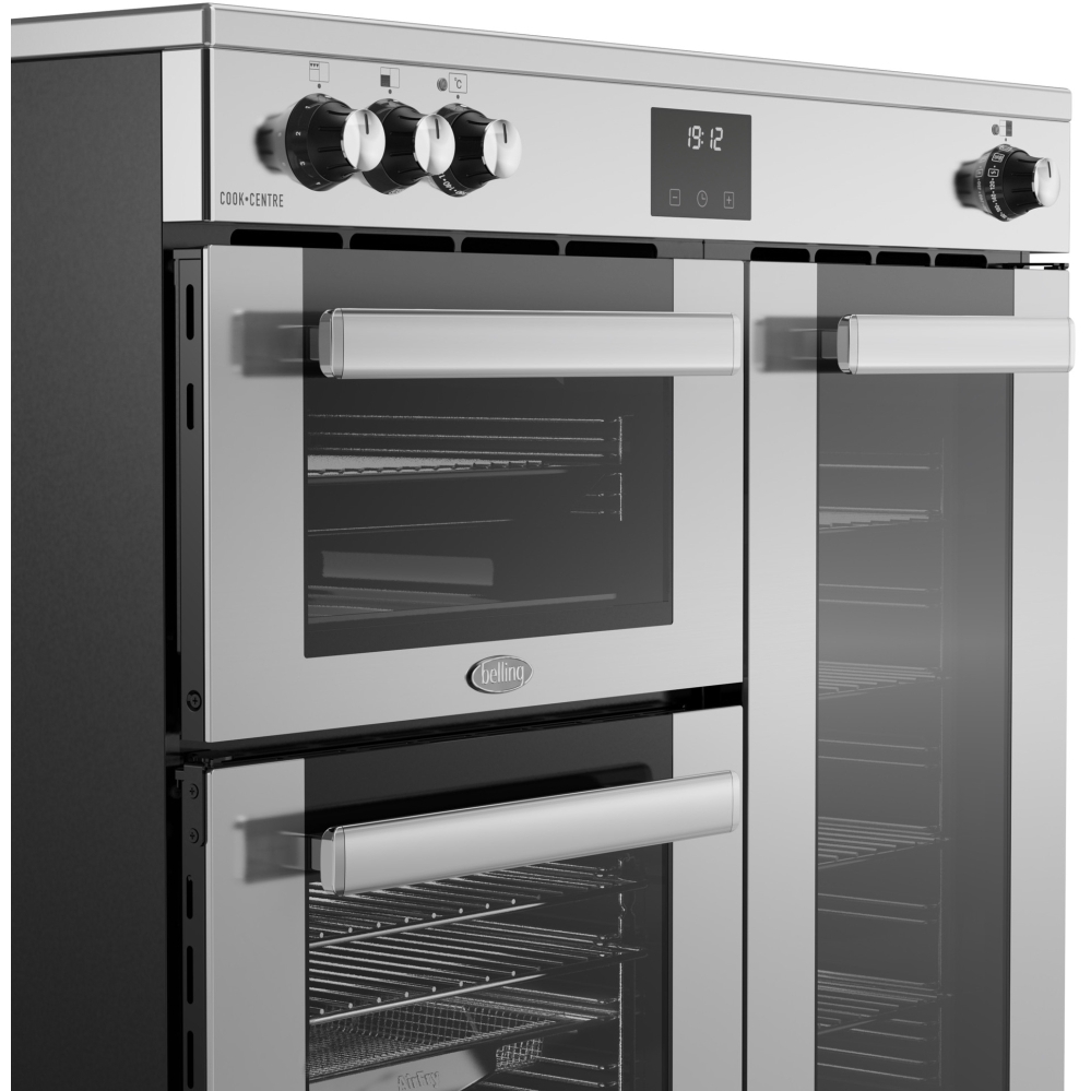 Belling RCA COOKCENTRE 90Ei 90cm Induction Range Cooker, Stainless Steel, A Rated