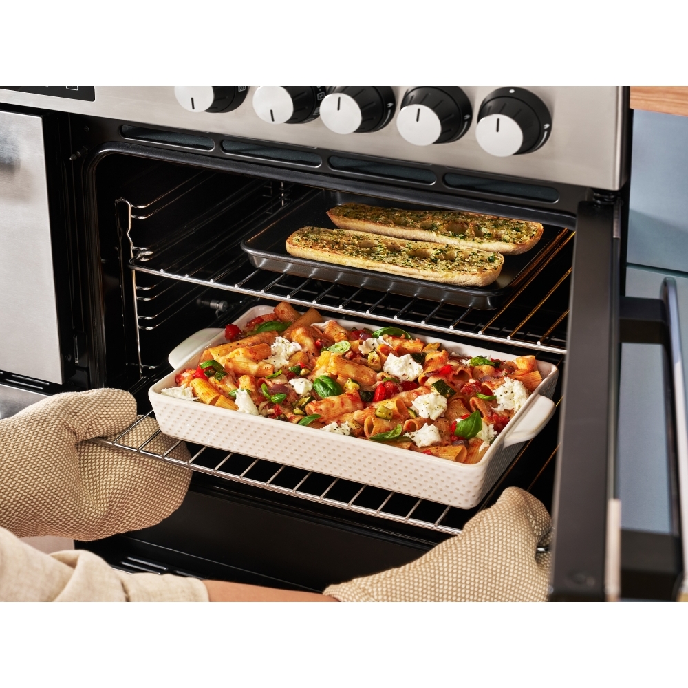 Belling RCA COOKCENTRE 100DF 100cm Dual Fuel Range Cooker, Stainless Steel, A Rated