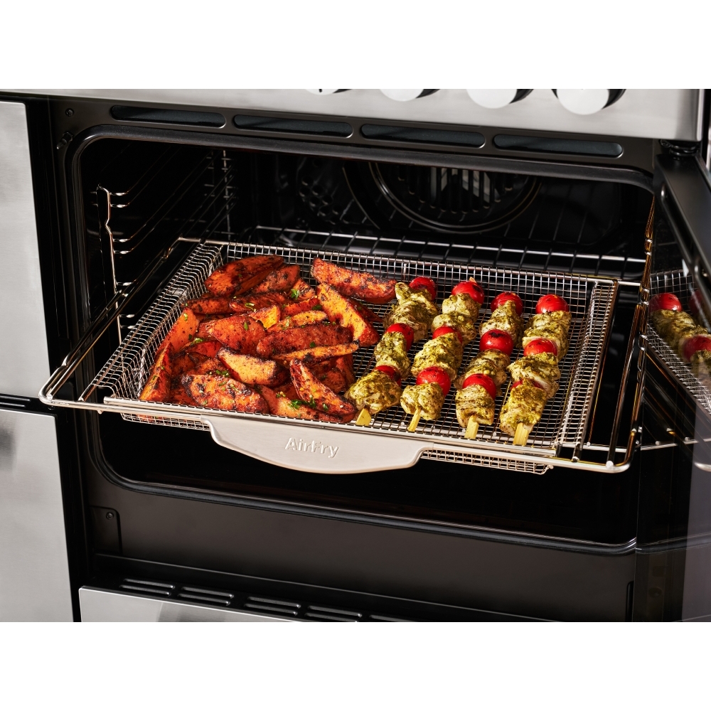 Belling RCA COOKCENTRE 100DF 100cm Dual Fuel Range Cooker, Stainless Steel, A Rated