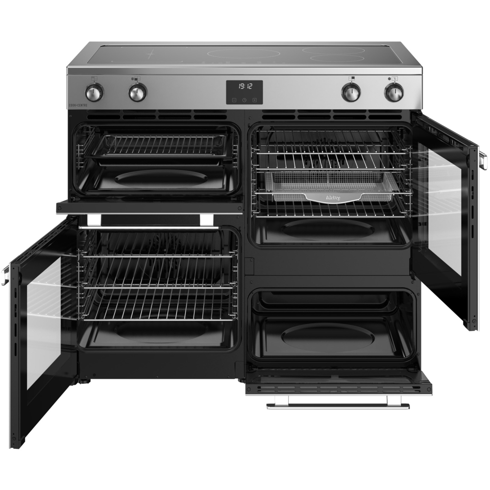 Belling RCA COOKCENTRE 100Ei 100cm Induction Range Cooker, Stainless Steel, A Rated