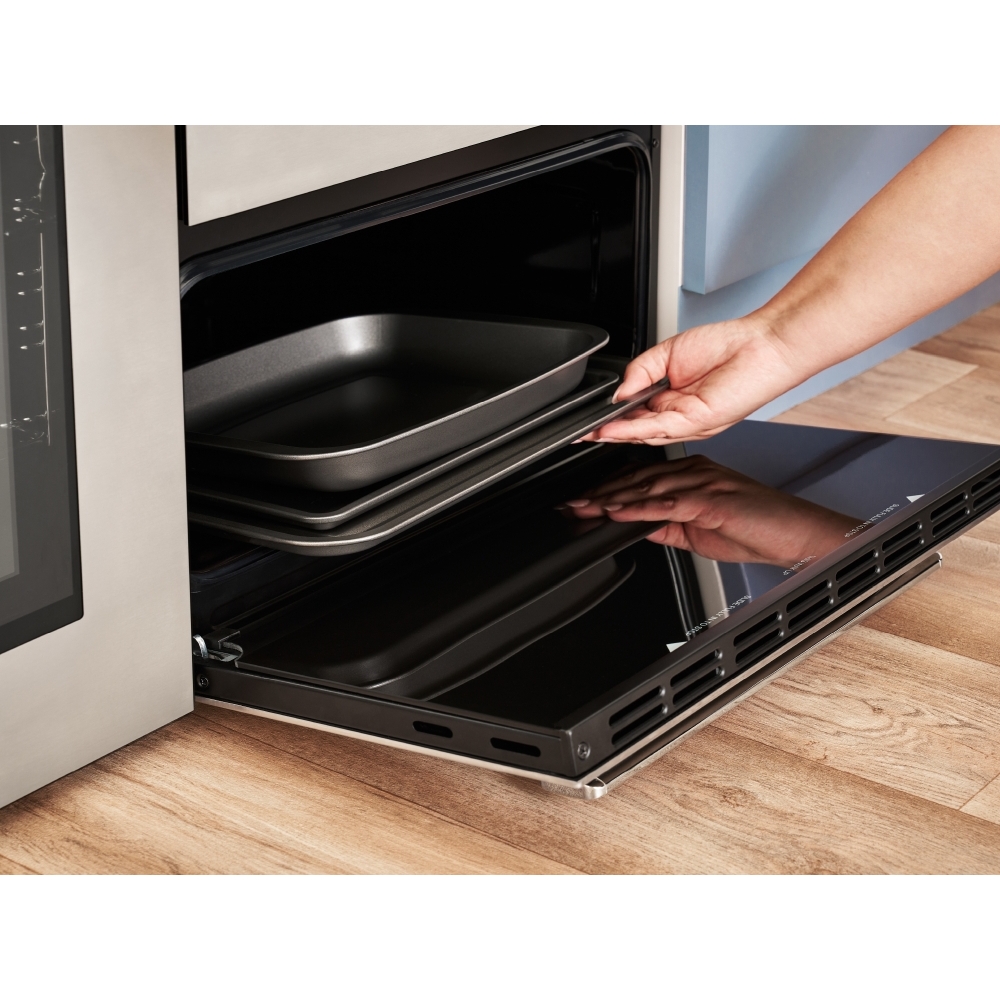 Belling RCA COOKCENTRE 110DF 110cm Dual Fuel Range Cooker, Black, A Rated