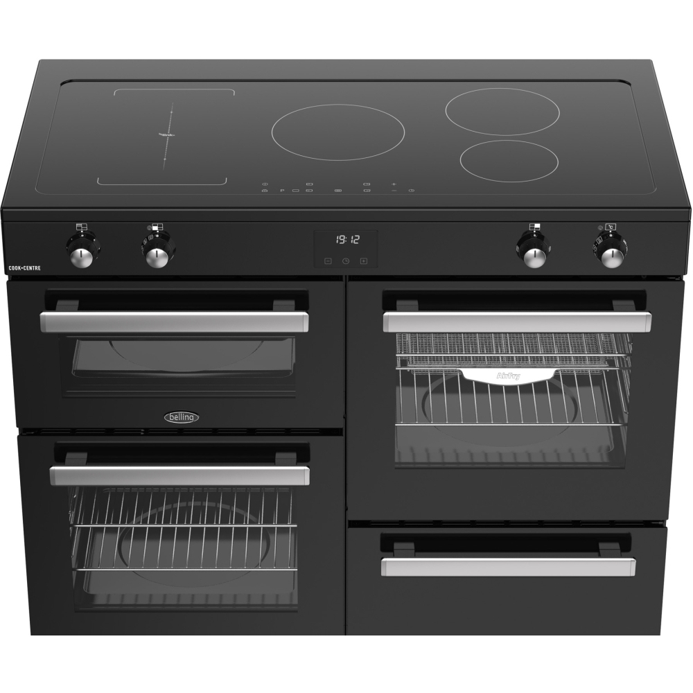 Belling RCA COOKCENTRE 110Ei 110cm Induction Range Cooker, Black, A Rated