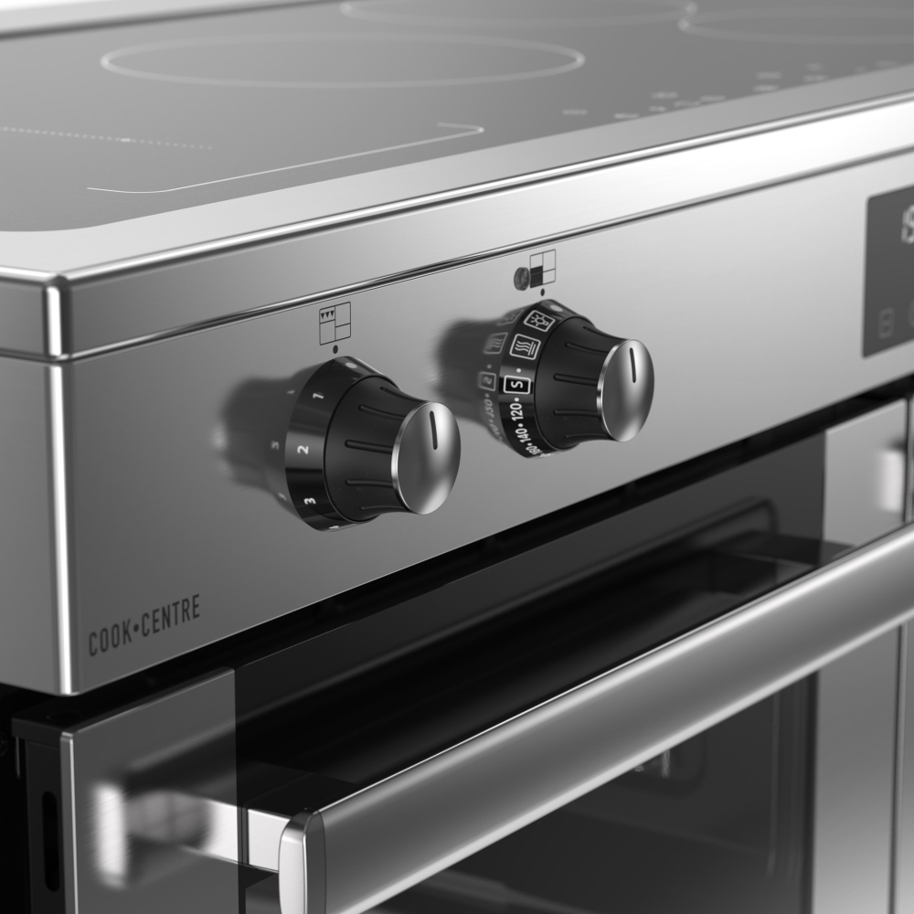 Belling RCA COOKCENTRE 110Ei 110cm Induction Range Cooker, Stainless Steel, A Rated