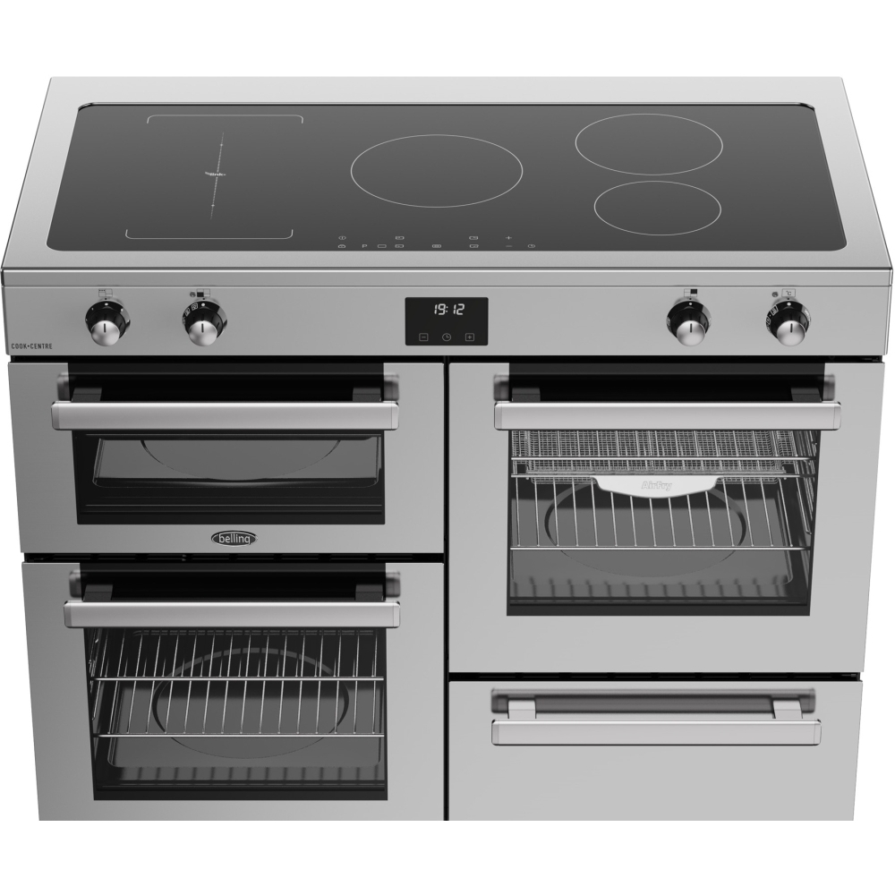 Belling RCA COOKCENTRE 110Ei 110cm Induction Range Cooker, Stainless Steel, A Rated