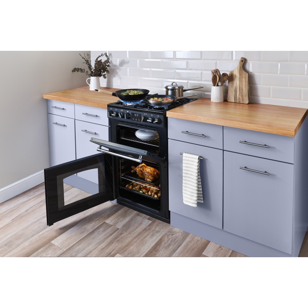Belling MRA FARMHOUSE 60 Dual Fuel Cooker with Double Oven, Grey, A Rated