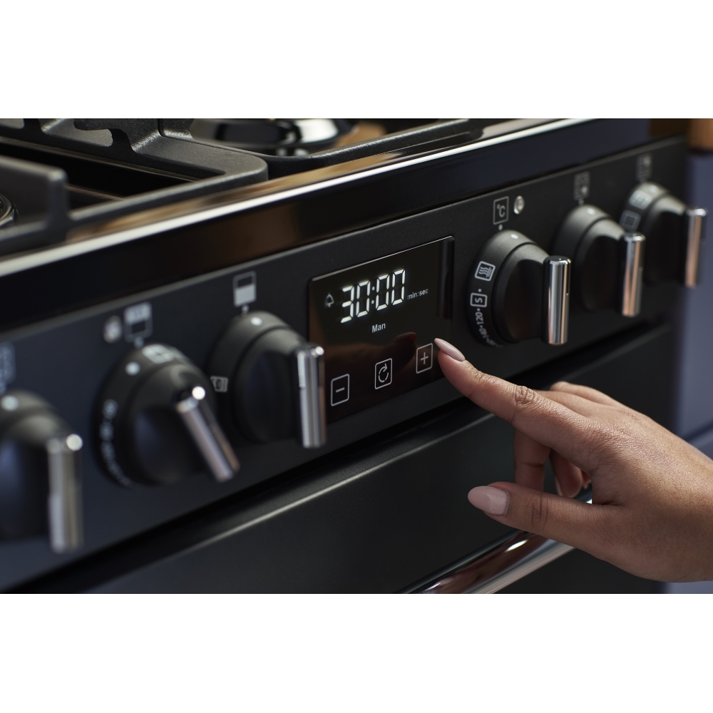 Belling MRA FARMHOUSE 60 Dual Fuel Cooker with Double Oven, Grey, A Rated