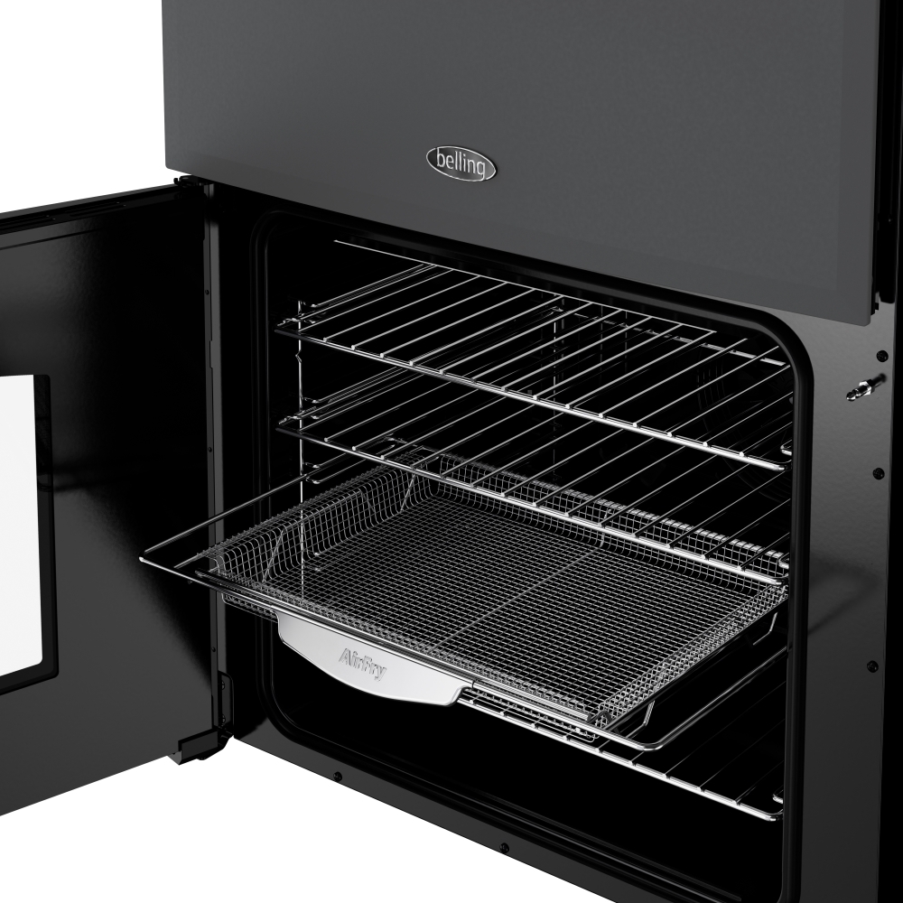 Belling MRA FARMHOUSE 60 Dual Fuel Cooker with Double Oven, Grey, A Rated