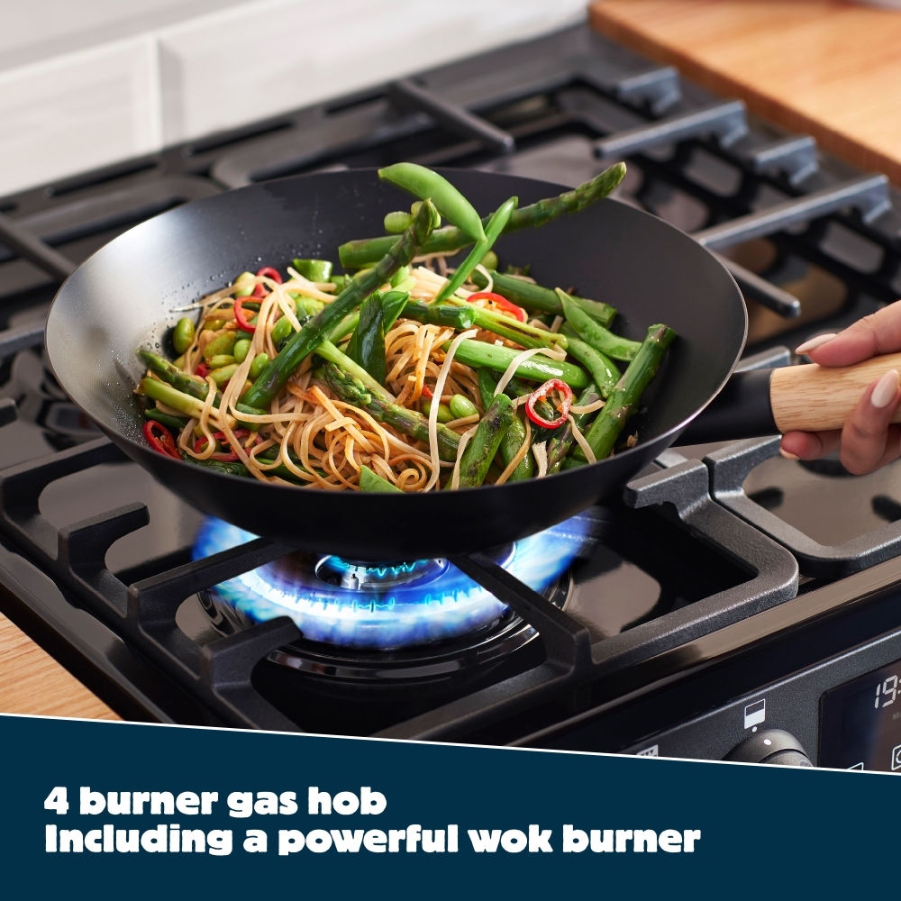 Belling MRA FARMHOUSE 60 Dual Fuel Cooker with Double Oven, Cream, A Rated
